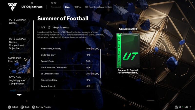 TOTY FUT 25 Summer of Football