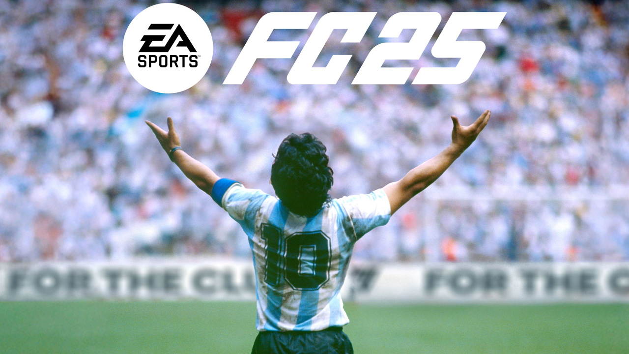 Official image of Diego Maradona in FC 25 by EA Sports