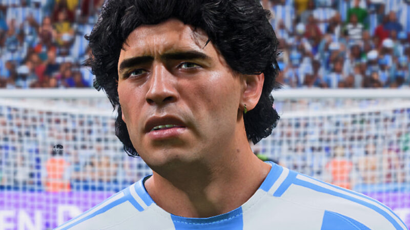 The official star head for Diego Maradona in EA Sports FC 25 (Source: X/@theinfinityfc)