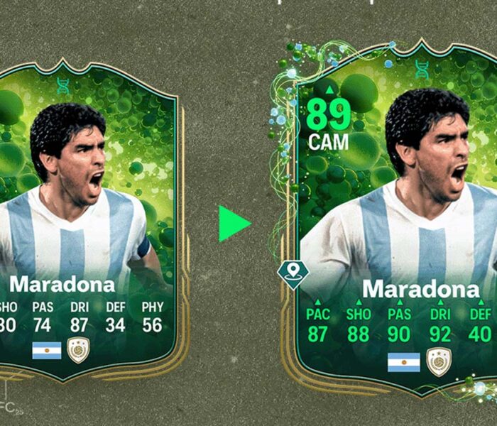 Diego Maradona's special Grassroot Great item is availabe in Ultimate Team.