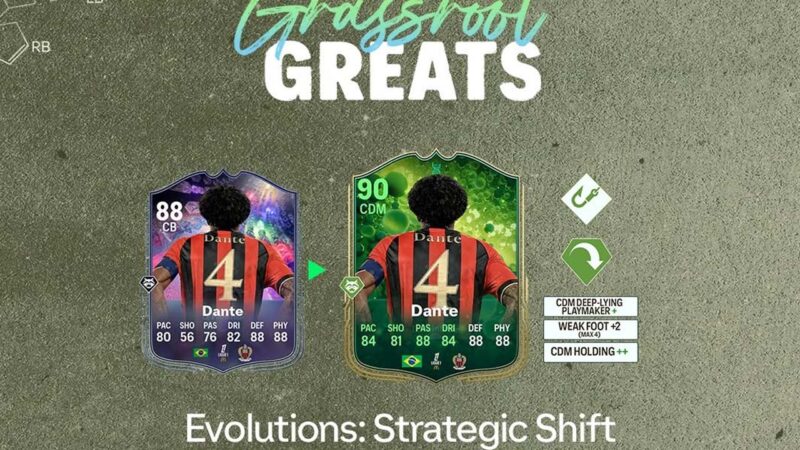 Evolutions during the Grassroot Greats campaign (Source: Instagram/EA Sports)