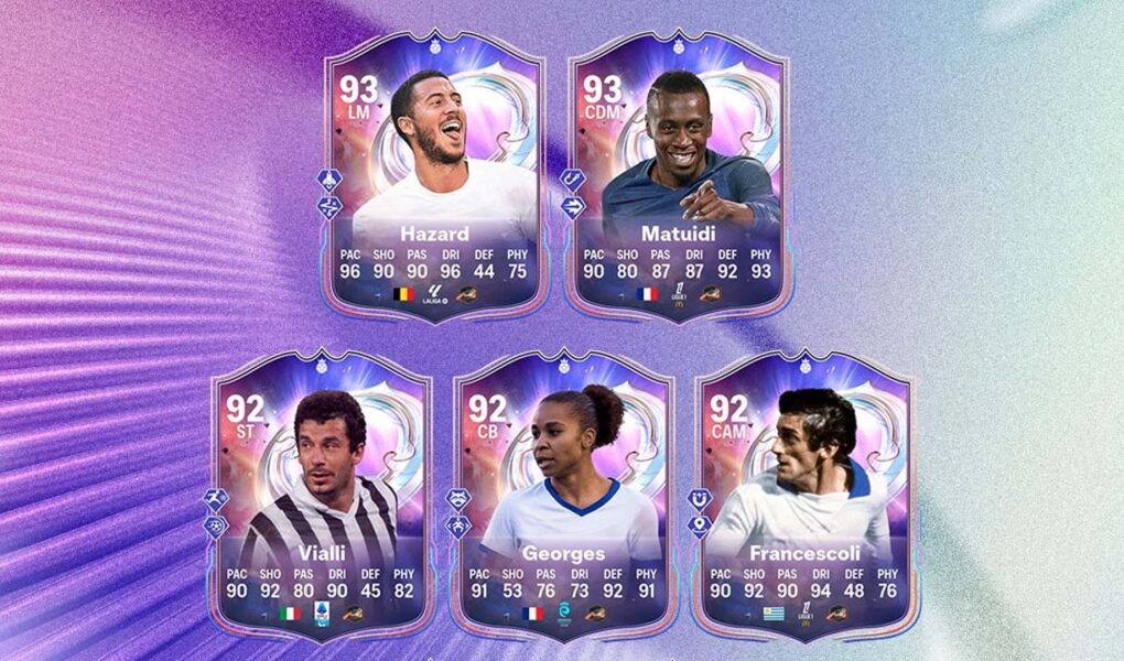 Some of the players included in Fantasy FC Heroes (Source: X/EA Sports FC)