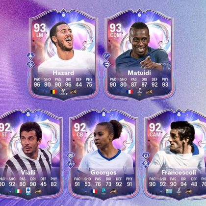 Some of the players included in Fantasy FC Heroes (Source: X/EA Sports FC)