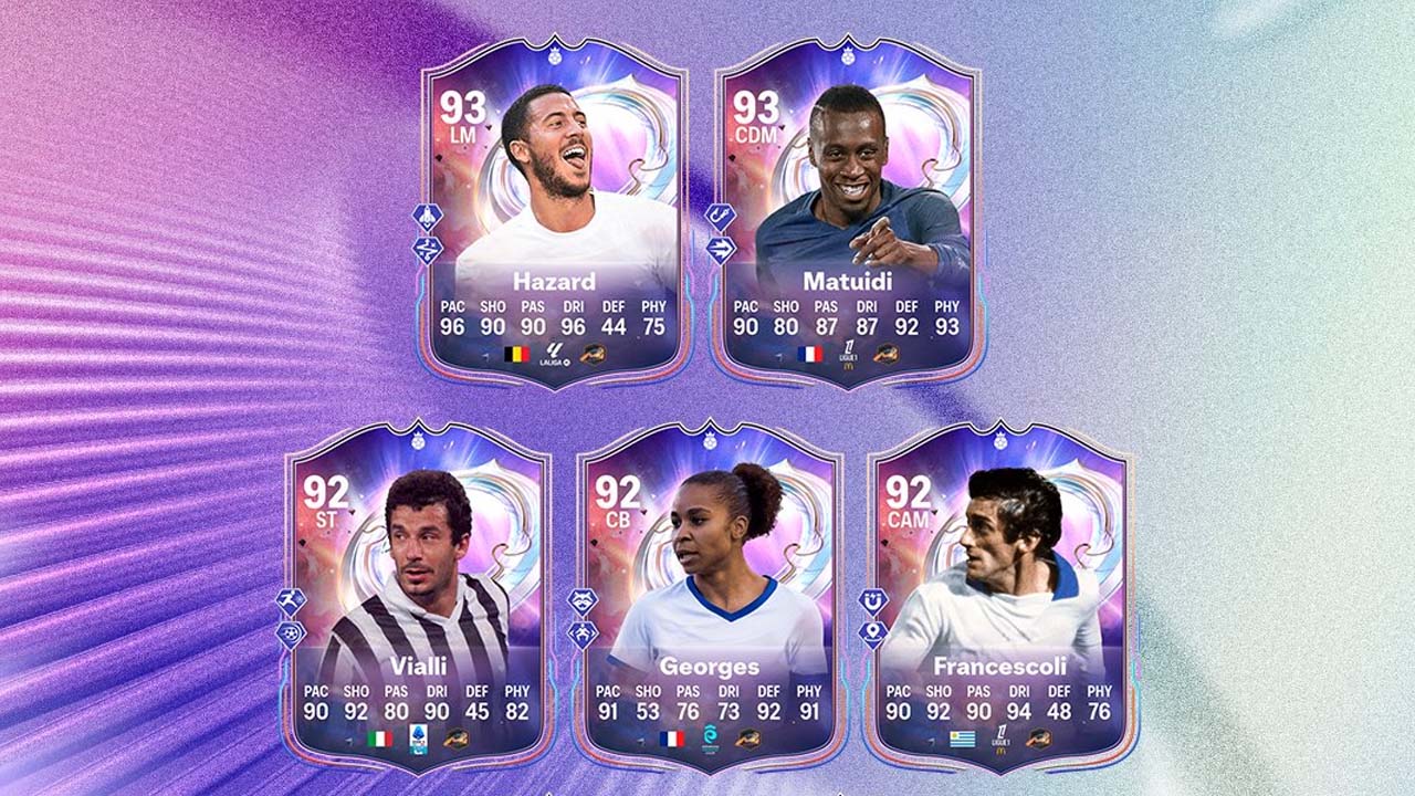 Some of the players included in Fantasy FC Heroes (Source: X/EA Sports FC)